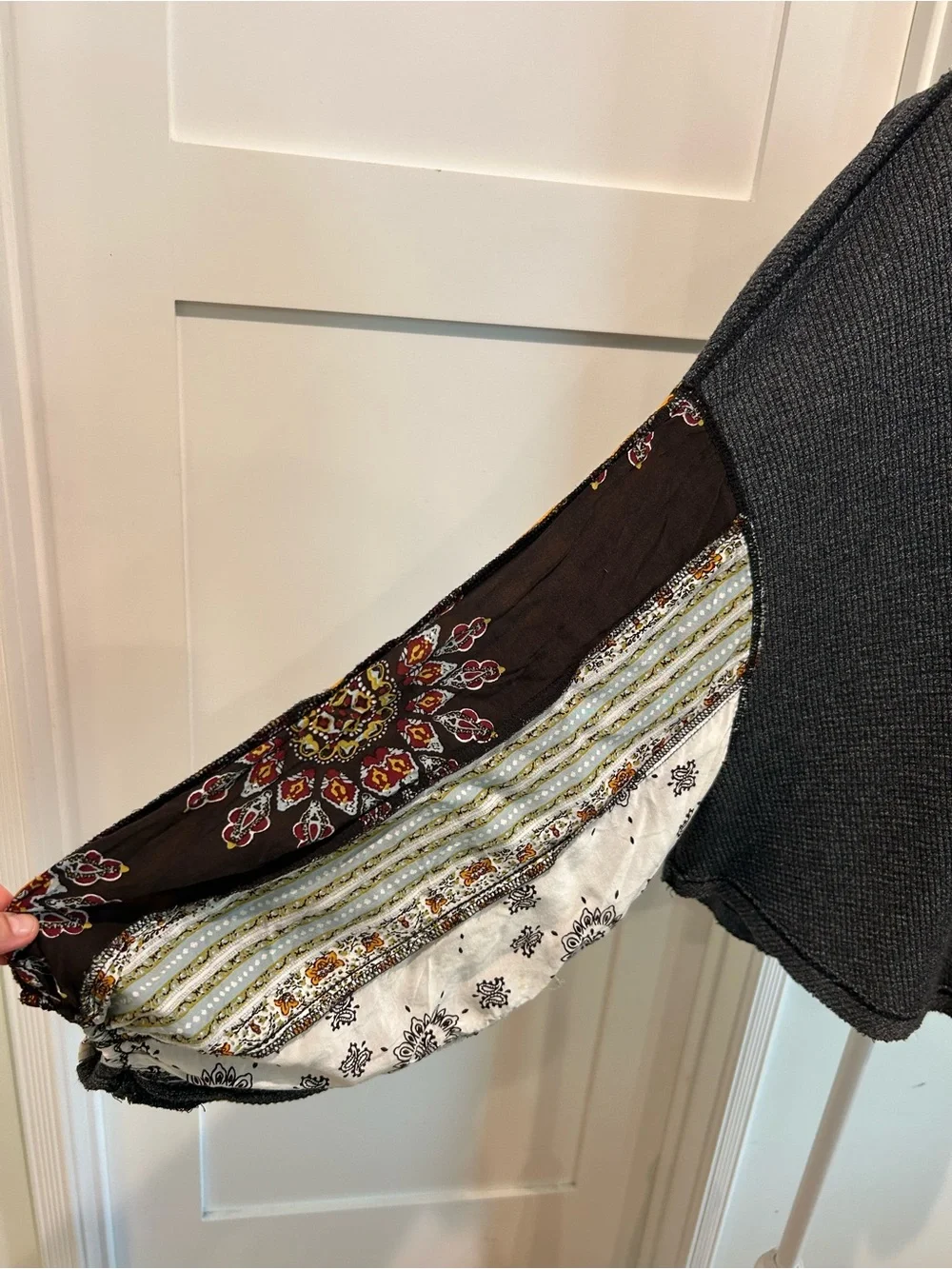 We The Free Blossom Oversized Thermal With Boho Sleeves